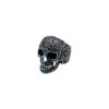 Women's Sovereign Steel Black Oxidized Skull Ring - Image 2