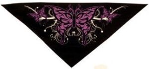 Tri-Danna Purple Butterfly Cloth Face Mask