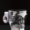 Chrome Bar Mount Skull Cup Holder - Image 2